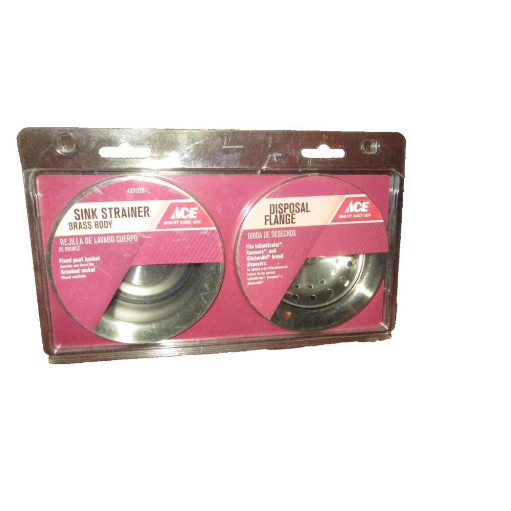 Kitchen Sink Fixed Post Basket Strainer  Garbage Disposal Flange 4331229